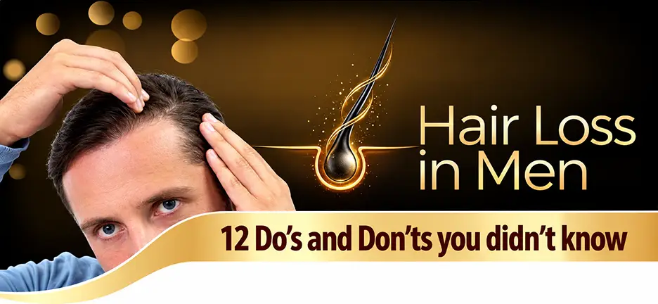 Hair Loss in Men Infographic